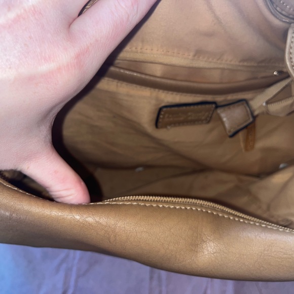 This is a brown-tan Louis Candy purse in healthy condition - Picture 2 of 5